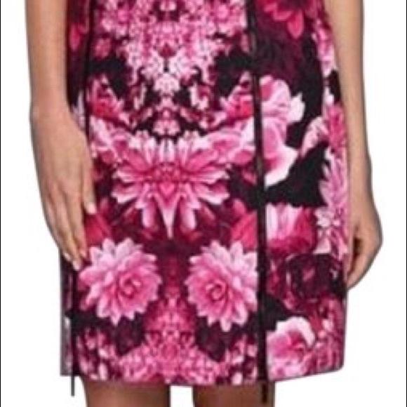 Michael Kors Kew Garden Pink Flower Skirt - Picture 4 of 4